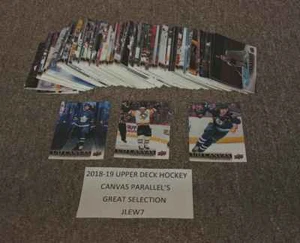 Blake Wheeler 2018-19 18-19 cubierta superior lona paralelo #C87 Jets - Imagen 1 de 1