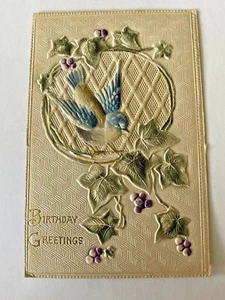 AK, Geburtstagsgrüße, Anfang 1900 - Bild 1 von 2