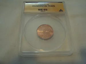 2009 d 1c Presidential years ANACS MS 65 RED  - Picture 1 of 2