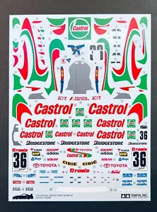 Tamiya Decals for 1/24Castrol TOMS TOYOTA SUPRA GT .Item24163 from Japan - Picture 1 of 3