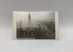 1930s RPPC New York City Rockefeller Center Roof Studio-UNPOSTED Postcard - Picture 1 of 2