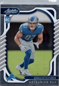 2022 Panini Absolute Base Rookies #113 Aidan Hutchinson (RC) Lions - Picture 1 of 2