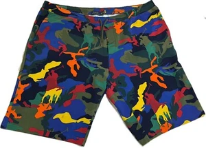 Polo Ralph Lauren Men's Multi Color Camo Double Knit Shorts Tall Size: 4XLT/4TGL - Picture 1 of 20