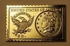 UNITED STATES U.S. 5 DOLLAR CAPPED BUST 1813 NUMISTAMP MEDAL 1980 MORT REED