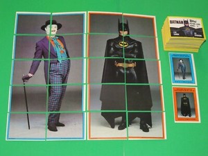 1989 BATMAN SERIES 2 TOPPS 132 CARD SET MOVIE + 22 STICKER SET MICHAEL KEATON