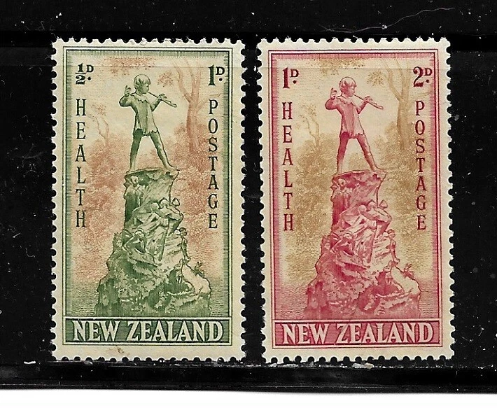 New Zealand Stamps- Scott # B26-B27-Mint/VLH-1945-Semi-Postal-OG* - Image 1 of 1