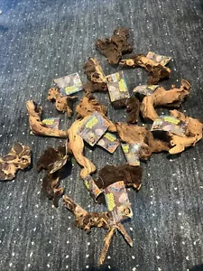 15 acquari in legno Mopani 6-8 pollici tutti nuovi LOTTO! - Foto 1 di 5