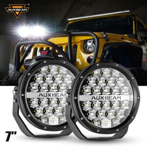 AUXBEAM 2X 7" LED Lauflicht Spot Offroad Fahrlicht für Jeep SUV ATV UTV - Bild 1 von 12