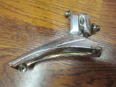 VINTAGE SUNTOUR SUPERBE PRO BRAZE-ON BOTTOPM PULL DOUBLE FRONT DERAILLEUR - Image 1 of 3