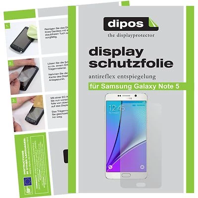 2x Screen Protector for Samsung Galaxy Note 5 protection guard anti glare - Image 1 of 4