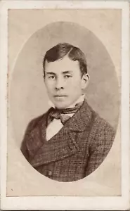 Bellissimo giovane antica foto CDV anni 1870 Owen Sound, Ontario - Foto 1 di 5