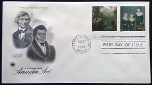 Scott 3236G 3236H FDC Kindred Spirits Durand Westwood Children Johnson STRIP 2 - Picture 1 of 3