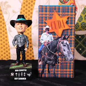 NIB SGA Roy Sommer Bobblehead San Jose Barracuda Cowboy Win Counter Hockey AHL - Bild 1 von 10