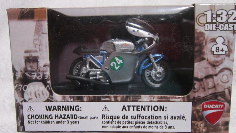 NUEVO RAY ESCALA 1/32 DUCATI 250 BICILNDRICO DIECAST 1960 Foto 1 de 1