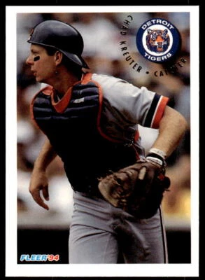 1994 Fleer 137 Chad Kreuter Detroit Tigers Baseball Card - Image 1 of 2