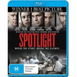 Spotlight (Blu-ray, 2015) Region B (Mark Ruffalo, Michael Keaton, Rachel McAdams - Picture 1 of 5