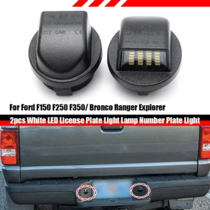 2 piezas para Ford F150 F250 F350 LED blanco matrícula luces lámparas de repuesto - Imagen 1 de 7