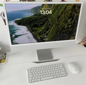 Apple iMac Computer, 24 Zoll, M1 Chip, 2021 Modell, 16GB RAM, Originalverpackung - Bild 1 von 4