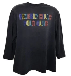 Vintage Beverly Hills Polo Club 80s Crew Neck Long Sleeve 2XL Shirt - Picture 1 of 6