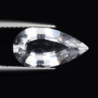 2.75 Ct Diamond Sparkling - Rare Hue" 100% Natural Phenakite  Pear  4020 Clb
