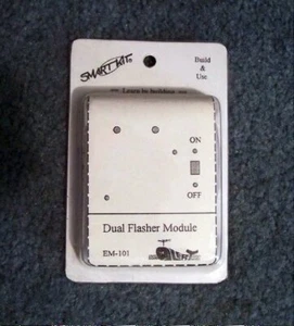 DUAL LIGHT FLASHER -- unbuilt electronic science homeschool model project kit - Picture 1 of 1