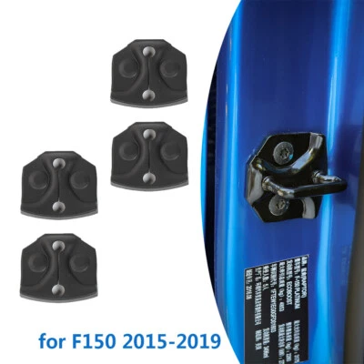 for F150 Door Lock Cover Buckle Decor Trim for Ford F150 2015-2019 4pcs Black Foto 1 de 4