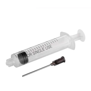 10 ml leere Industriespritze und 0,9 mm Nadel mit stumpfer Spitze (5 Stück/Packung) - Bild 1 von 2