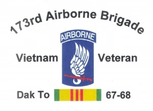 Address Labels - 173rd Airborne - Vietnam Vet - Dak to 67-68 - Picture 1 of 1