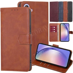 Funda para Samsung Galaxy A55 A54 A16 A15 A35 A33 A34 5G Imán Cuero Funda Protectora - Imagen 1 de 69