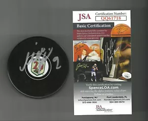 Mikko Koivu Signed Minnesota Wild 20th Anniversary Puck JSA COA - Picture 1 of 1