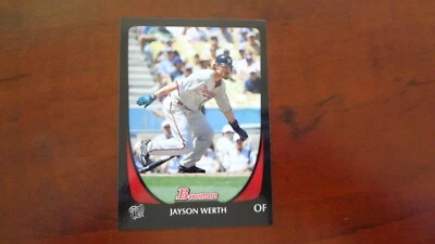 2011 BOWMAN # 121 JAYSON WERTH   BASEBALL CARD - Image 1 of 2