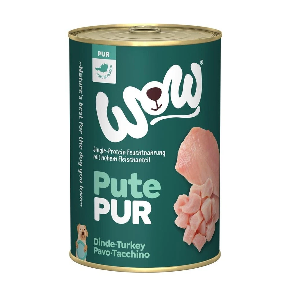 WOW Dog Pute Pur 6 x 400g - Bild 1 von 1