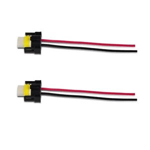 Hi-Temp Headlight Bulb Harness Pigtail Plug Für Polaris RZR Sportsman Trail Boss - Picture 1 of 7
