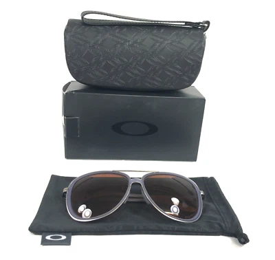 Gafas de sol Oakley Split Time OO4129-2658 mate transp lila Prizm marrón degradado Foto 1 de 4