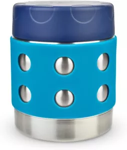 LunchBots 8oz Stainless Steel Insulated Thermos Dots - Picture 1 of 6