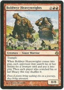 Magic the Gathering x1 Boldwyr Heavyweights Morningtide Red Rare Creature NM - Picture 1 of 2