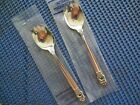 1939 INTERNATIONAL "ROYAL DANISH" STERLING SILVER LOT OF 2 ICE CREAM SPOON/FORKS
