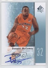 2011-12 SP Authentic Auto Demetri McCamey #21 Auto