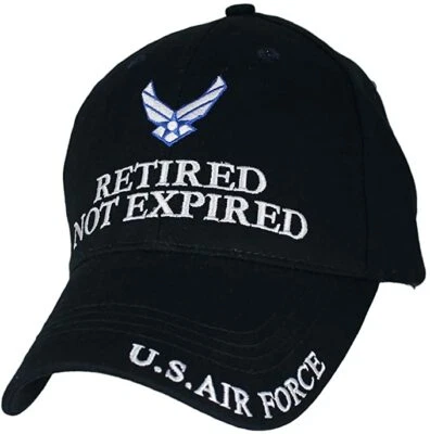 NEW United States Air Force Retired Not Expired cap hat. Navy Blue. 6684 - Image 1 of 4