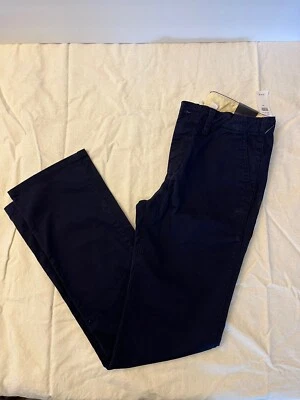 Nuevos Pantalones de Vestir Gap Niños Niños 14 Cómodos Elastizados Azul Marino Nuevos con Etiquetas Foto 1 de 4