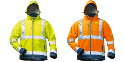 Softshelljacke Warnschutz Jacke Warnschutzsoftshelljacke - Bild 1 von 4