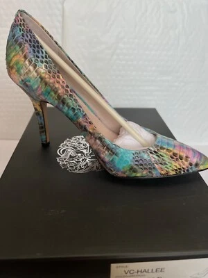 Salto de cobra VINCE CAMUTO misto multi festa. Tamanho 6.5. Novo com etiquetas - Imagem 1 de 4