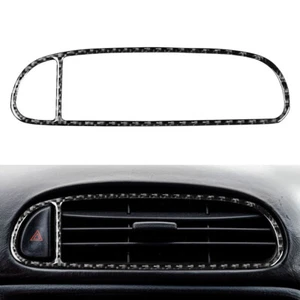 Carbon Fiber Center Air Vent Cover Trim For Chevrolet Corvette C5 1998-2004 - Picture 1 of 10