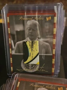 JIMMY CARTER 2018 THE BAR PIECES of the PAST HYBRID EDITION RELIC CARD#PNRH-JC C - Picture 1 of 13