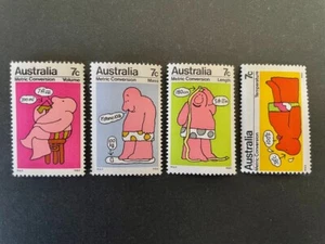 RARE SET ~ Australian Decimal 1973 METRIC CONVERSION Complete Set of 4 ~ MUH - Picture 1 of 1