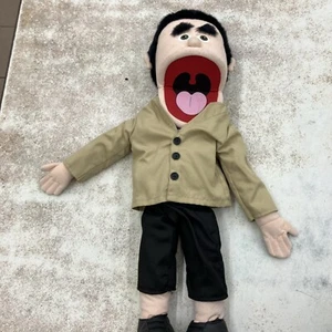 25" Ventriloquist Style Puppet Silly Puppets Man In Suit Soft Black Hair! - Picture 1 of 8