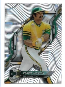 Difractor de magma Reggie Jackson 2018 Topps High Tek Pattern 1 Waves HT-RJA - Imagen 1 de 2