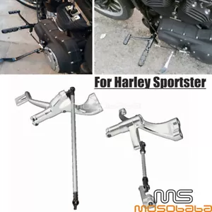 For Harley Sporster Iron XL883N XL1200C 04-13 Forward Controls Kit Levers Pegs - Foto 1 di 9
