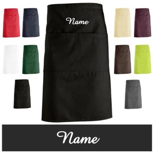 Delantal de cocina Schnoschi, carpeta bordada con el nombre deseado - muchos colores  - Imagen 1 de 11