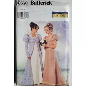 Schnittmuster historisches Kleid & Mantel - B30,5 bis B32,5" - Butterick 6630 G - Bild 1 von 6